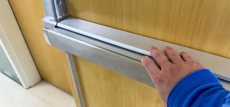 Installing a Push Bar on a Door Springfield